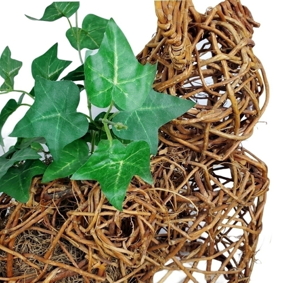 Vintage Teddy Bear honey pot planter Ivy topiary - Picture 13 of 14